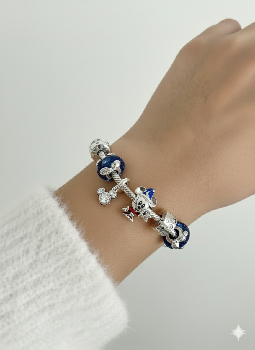 kit pulseira semi rígida fantasia mágica