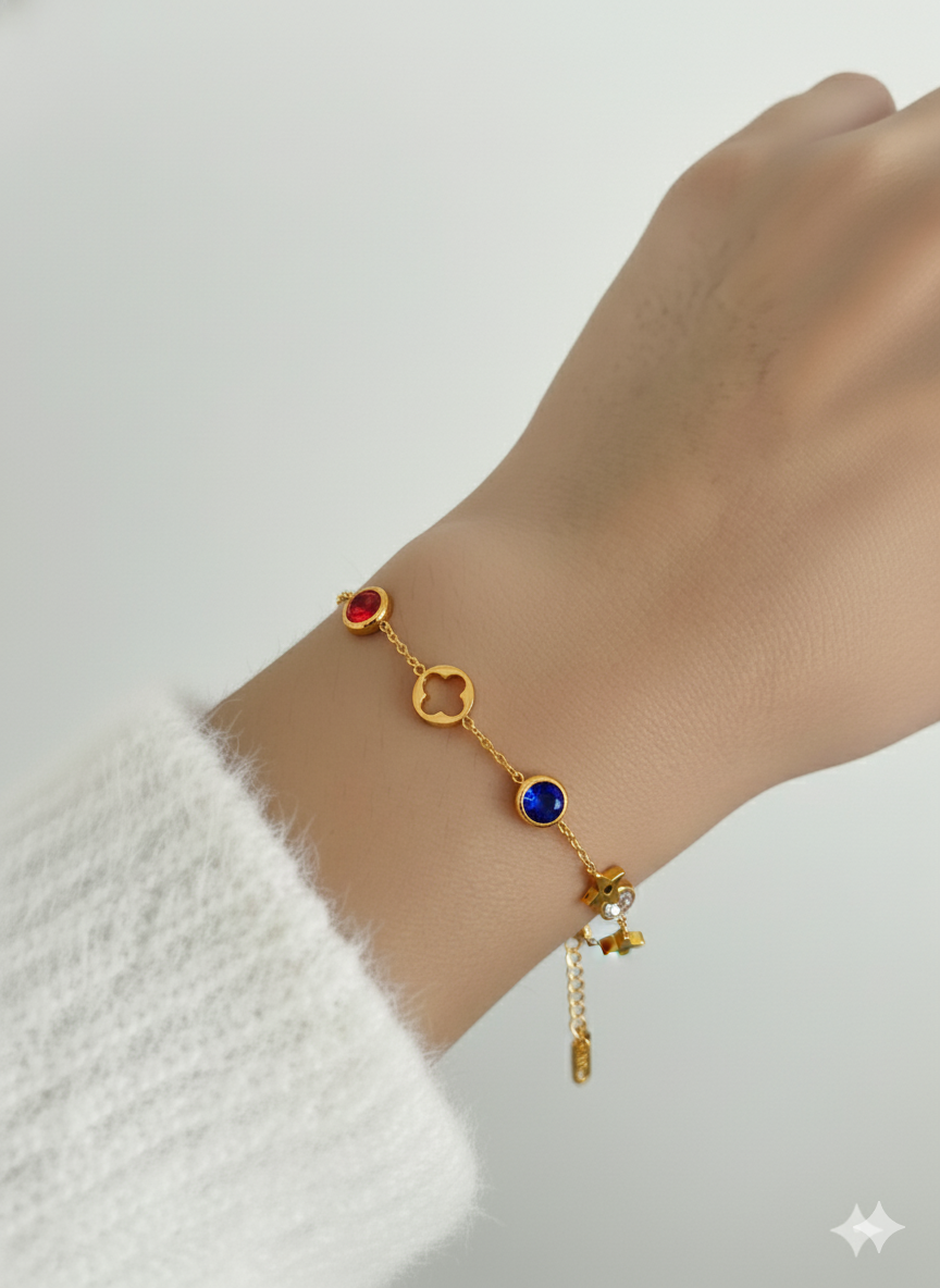 pulseira talismã de cores e sorte