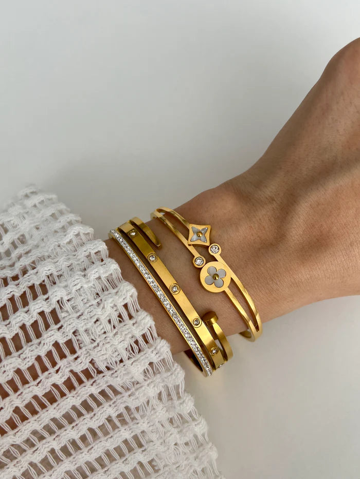 bracelete estrela de madrepérola