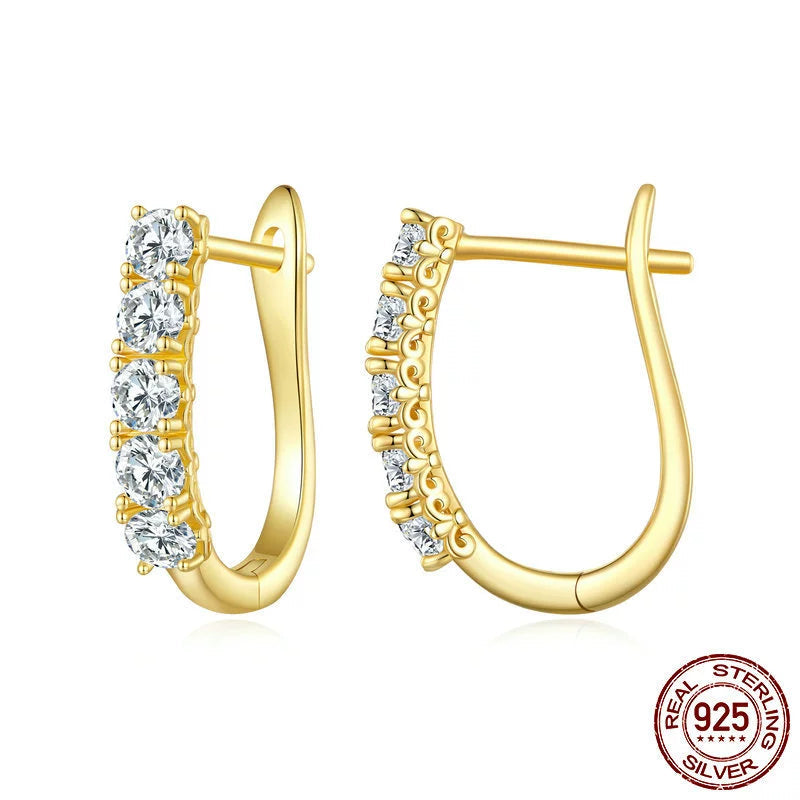 brincos meia argola clássica