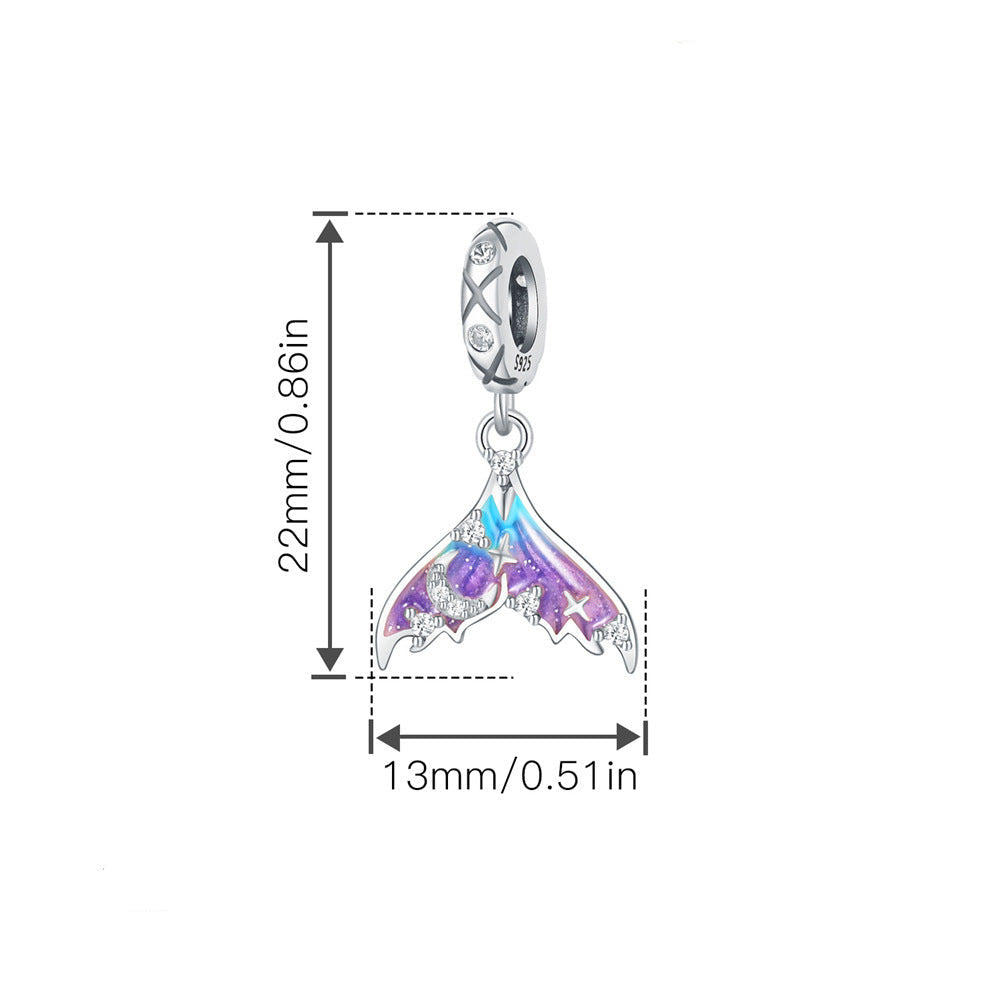 berloque cauda mágica da sereia lunar