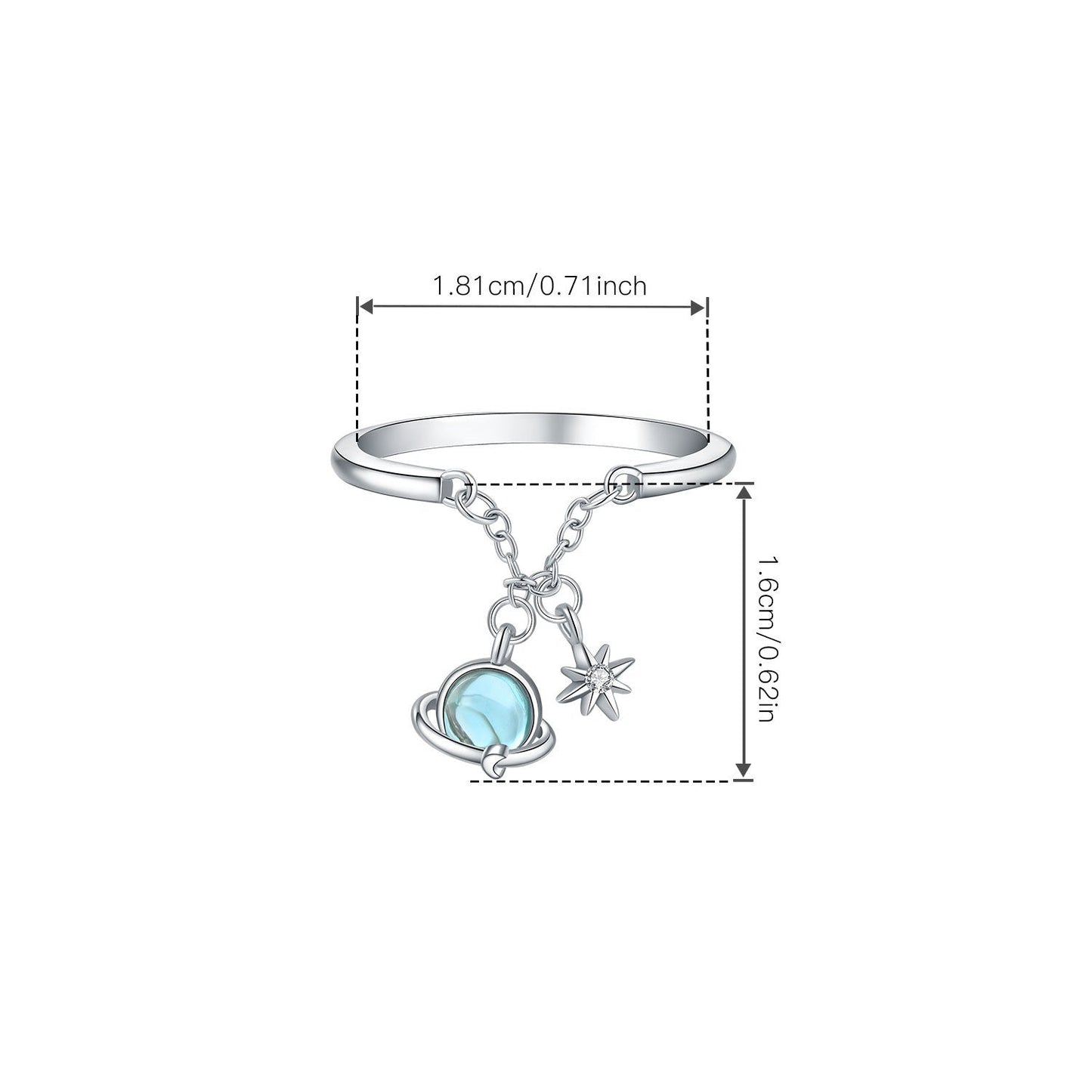 anel galáxia pendente