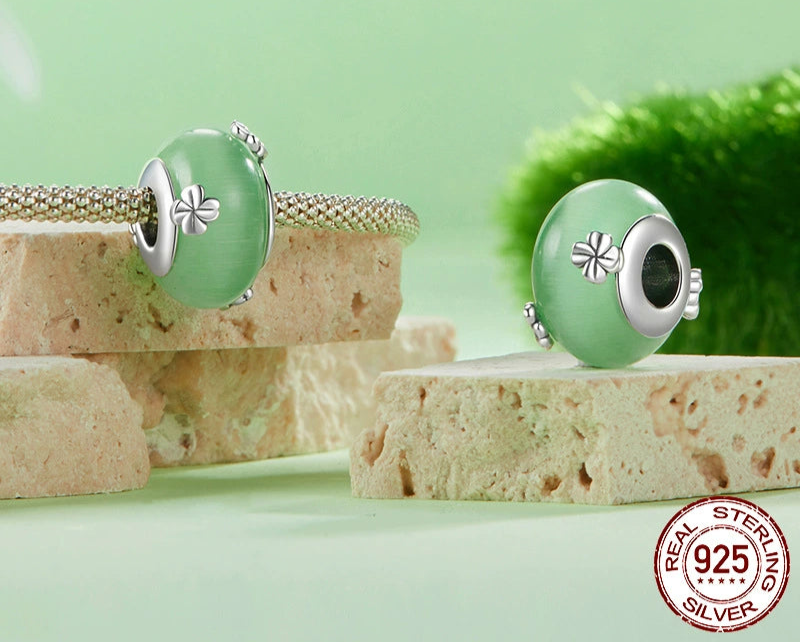 berloque separador trevo da sorte