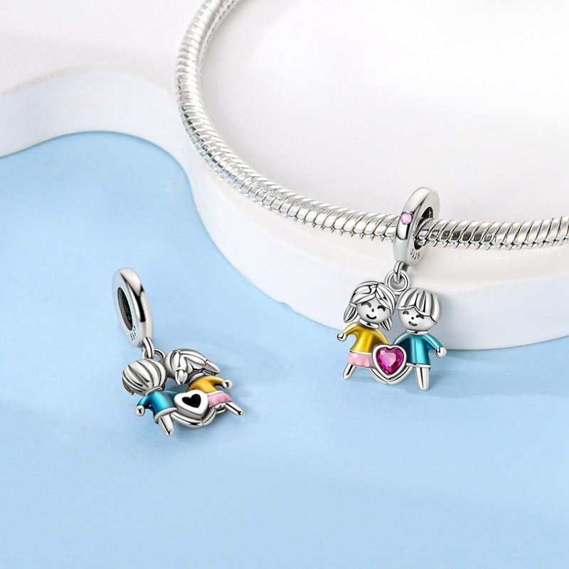 berloque casal de namorados