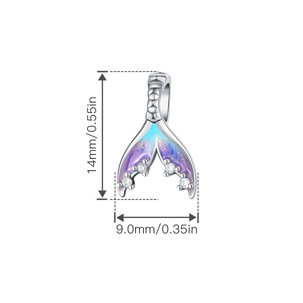 berloque cauda mágica da sereia