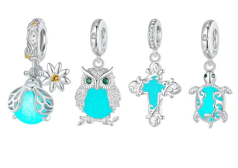 berloque pendente crucifixo luminoso