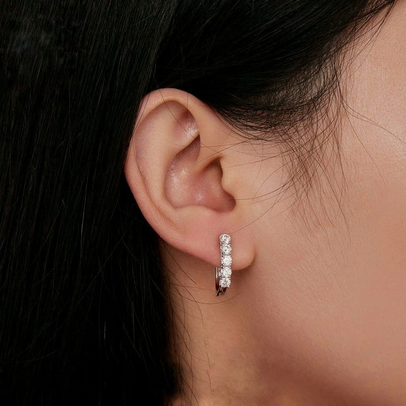 brincos meia argola clássica dourado