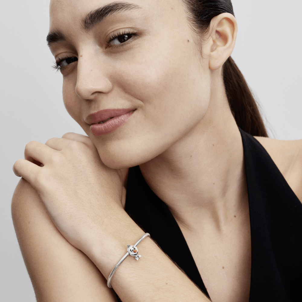 charm prata disney olaf frozen esmaltado