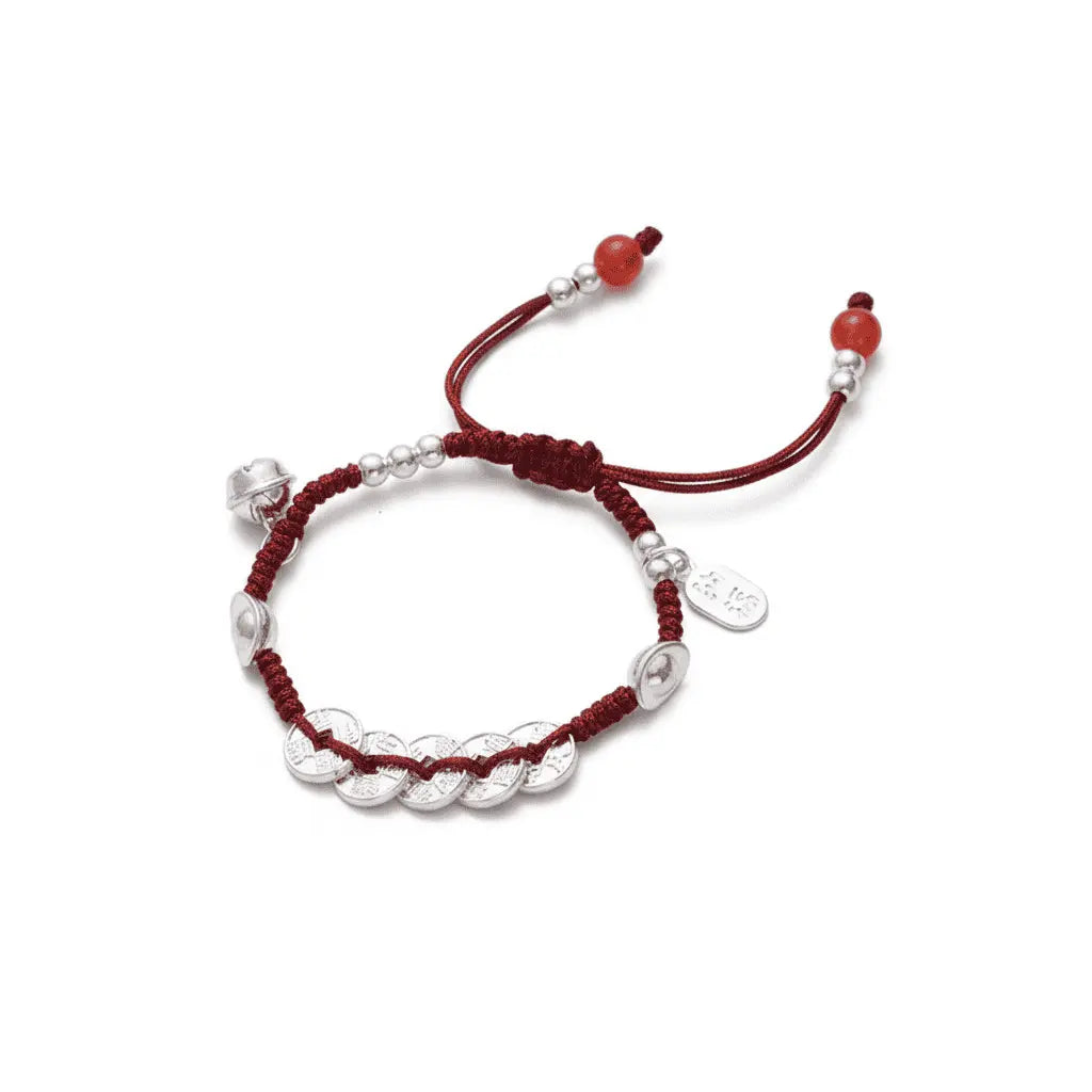 pulseira moedas da prosperidade