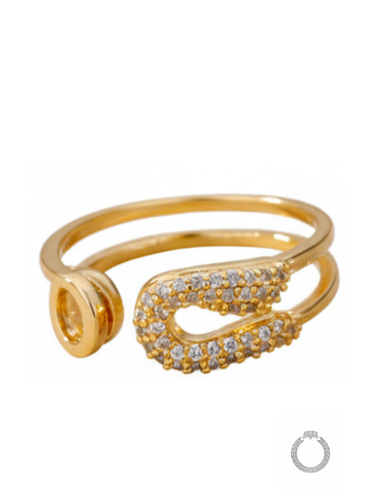 Anel Alfinete de Luxo