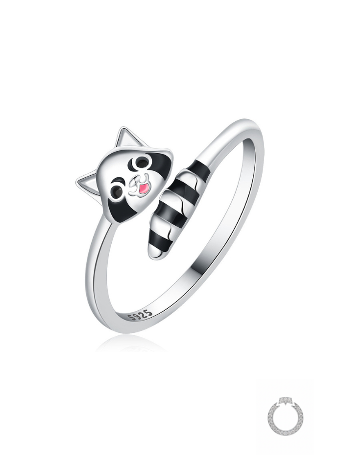 anel guaxinim amigável