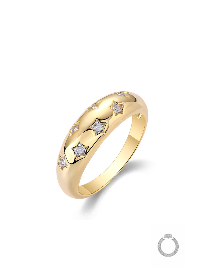 anel abaulado constelação