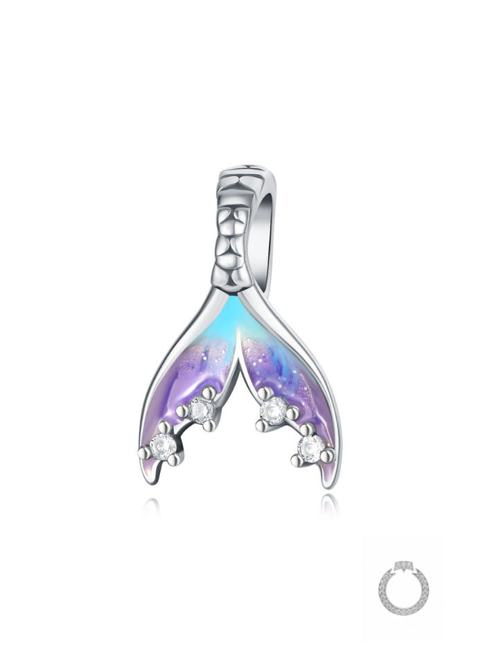 berloque cauda mágica da sereia