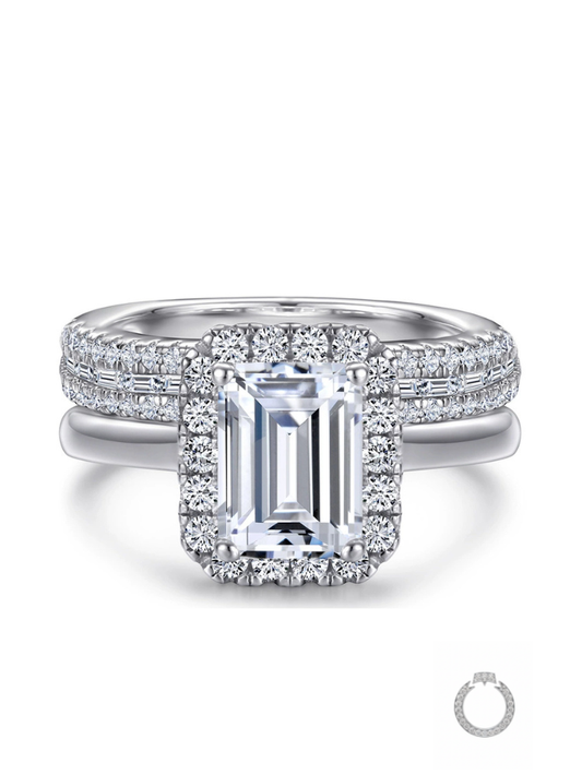 Anel Eternity Lux - Conjunto Duplo