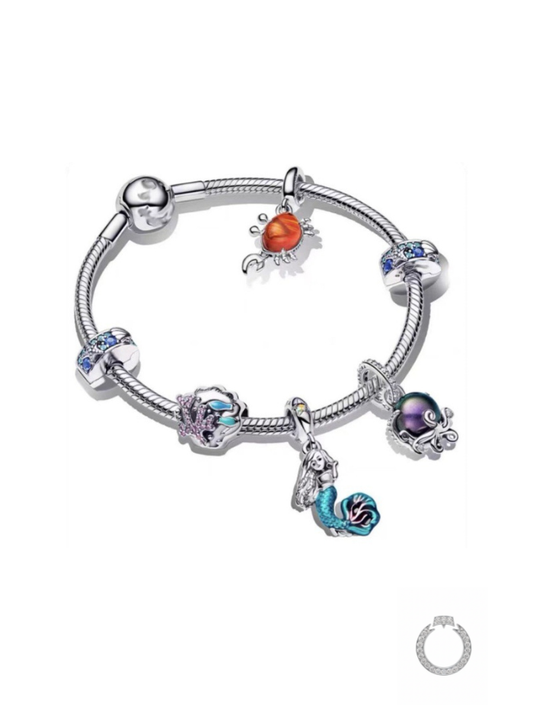 Kit Pulseira Semi Rígida Tesouros do Oceano
