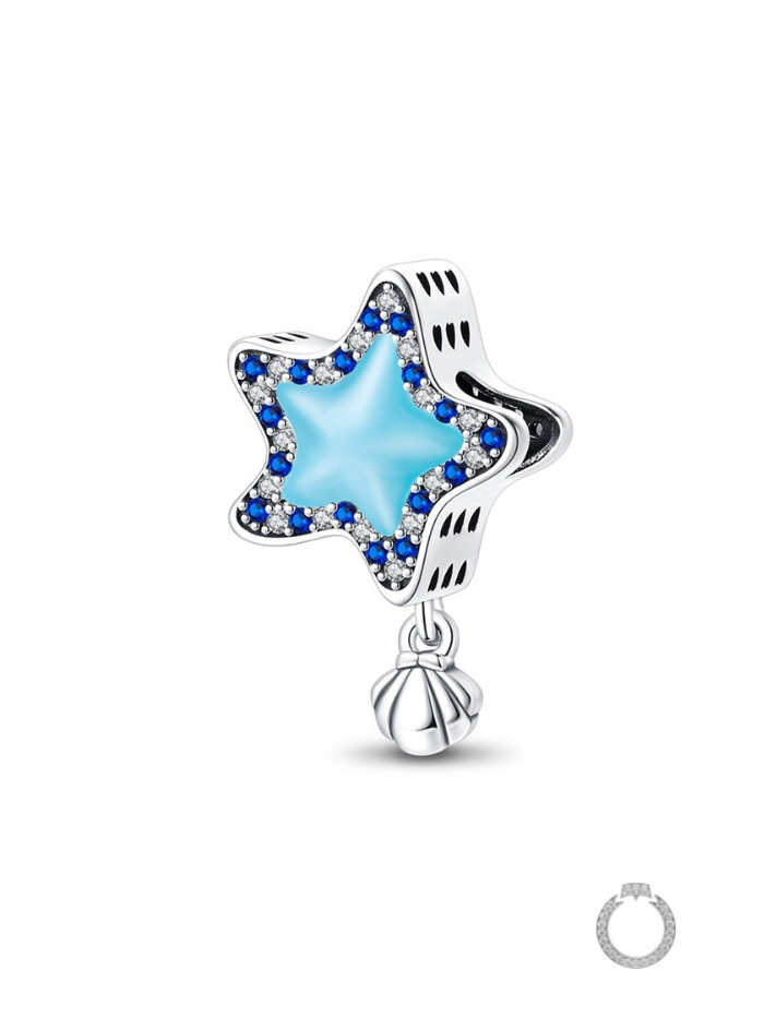 berloque estrela mística do mar