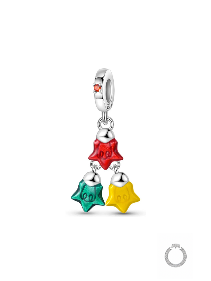 berloque estrela de natal