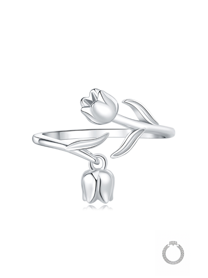 anel tulipa da primavera