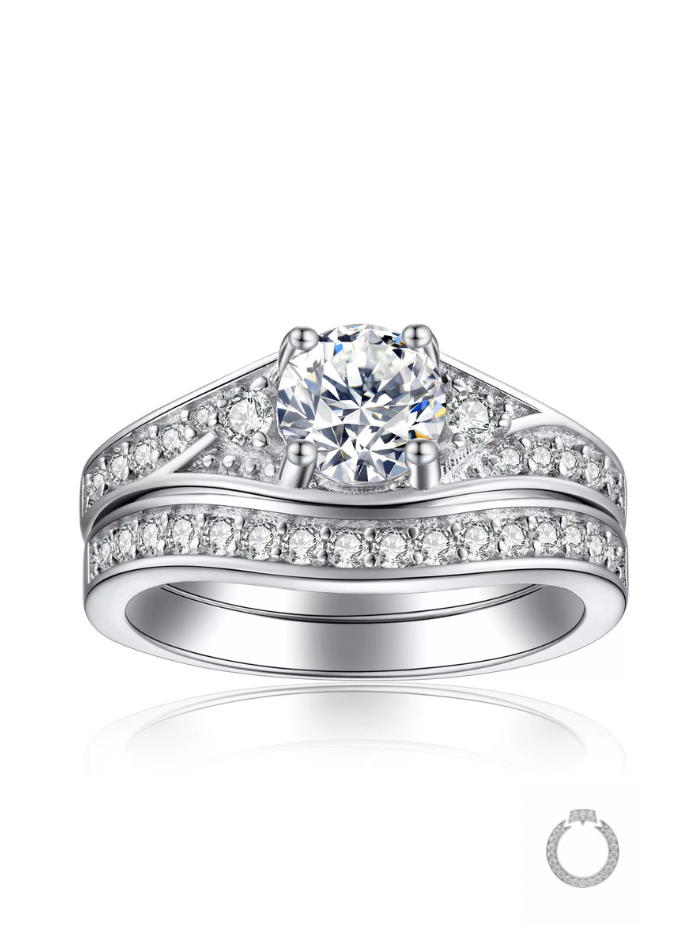 anel eternelle - conjunto duplo