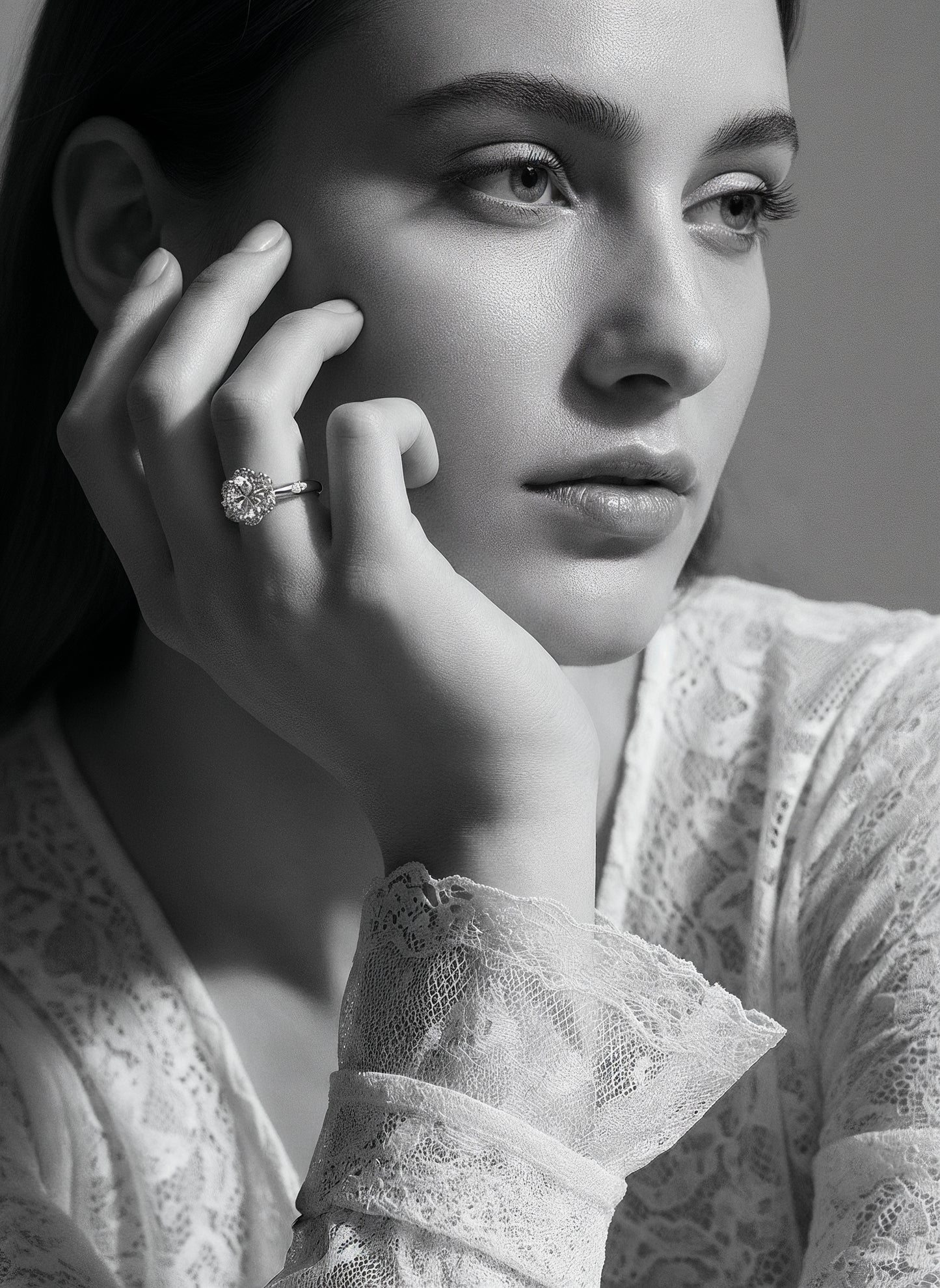 anel fleur éternelle