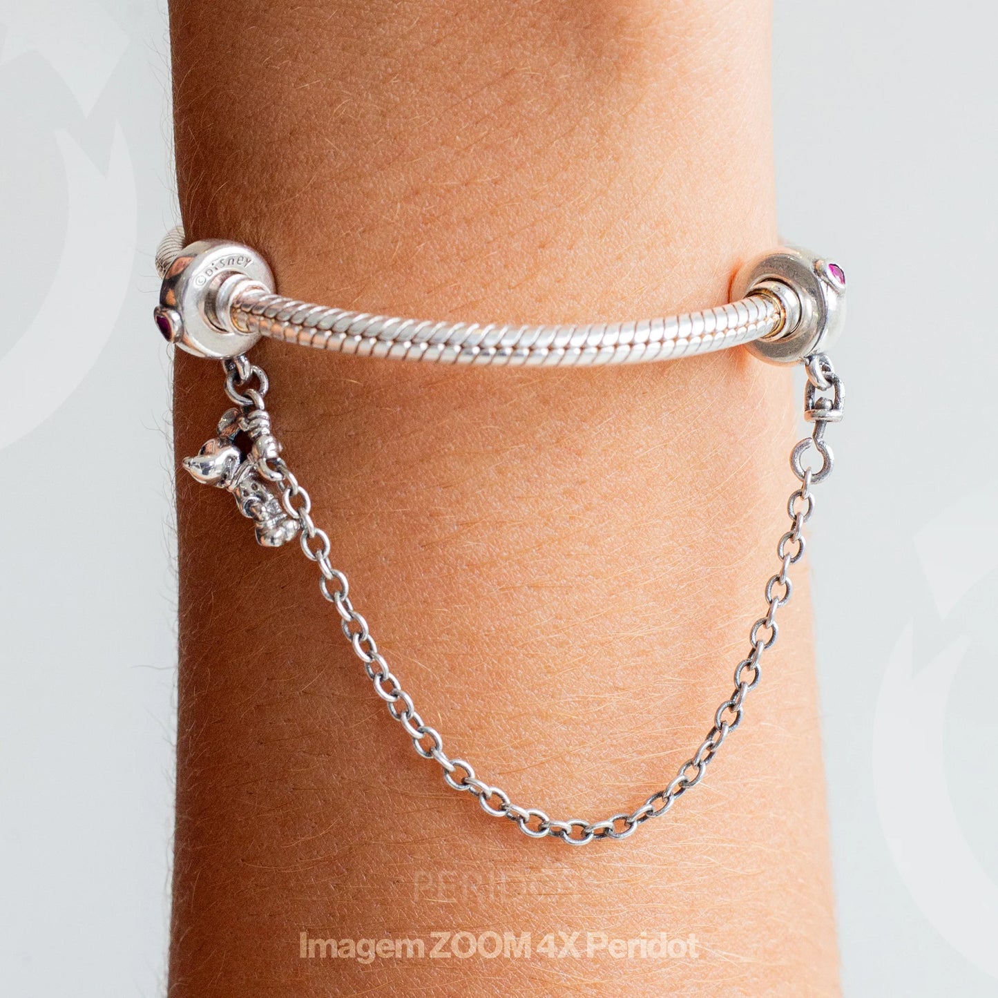 berloque corrente de segurança mickey escalando