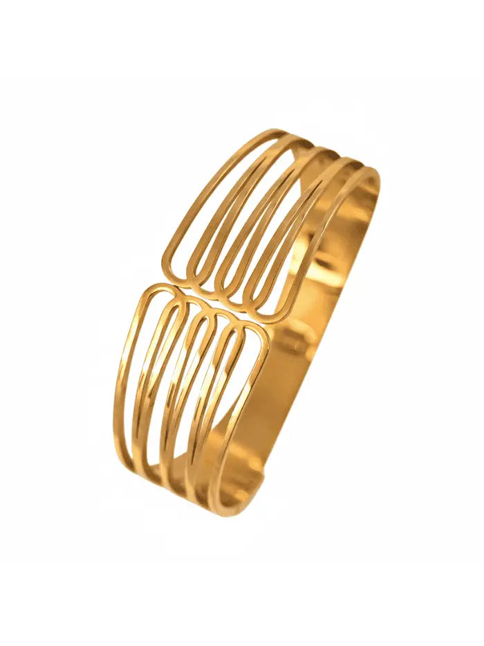 bracelete arquitetura de ouro