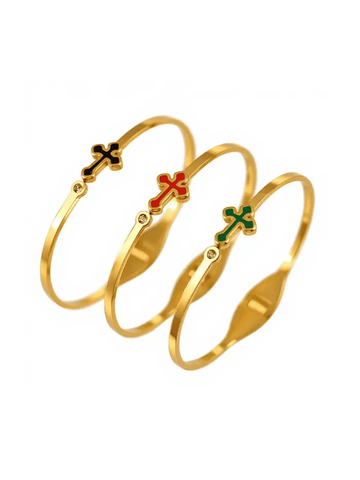 bracelete fé e cores