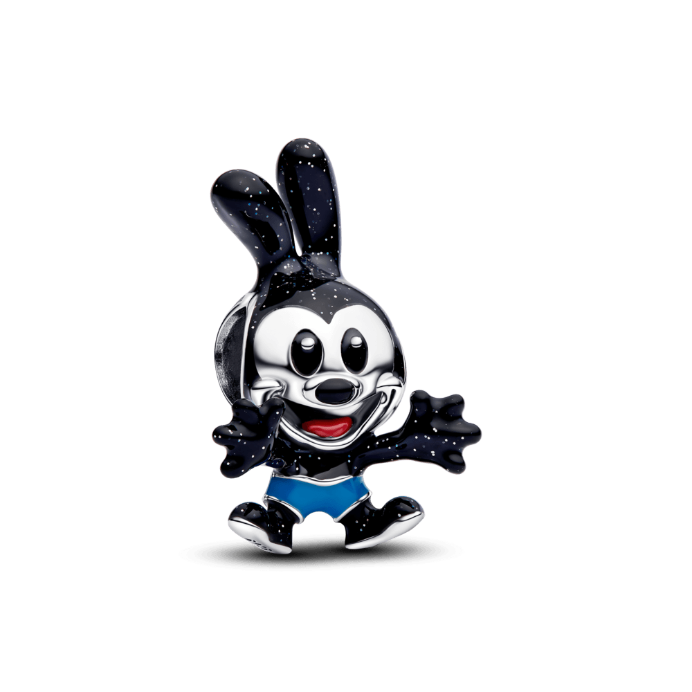 charm prata disney oswald o coelho sortudo