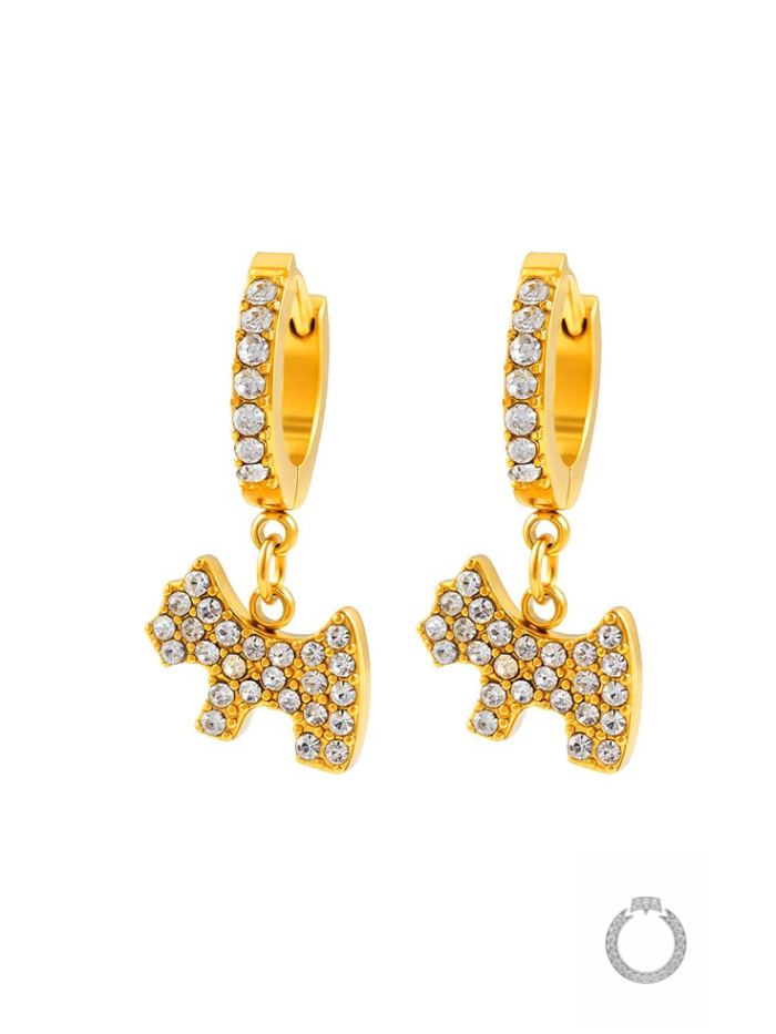 brinco argola charms da sorte