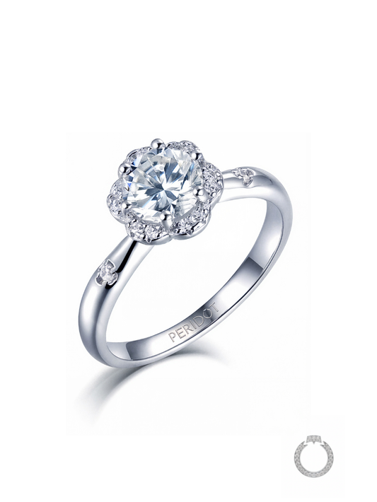 Anel Fleur Éternelle