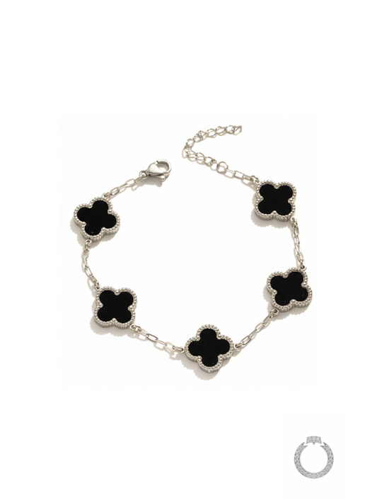 Pulseira Trevo da Sorte em Madrepérola