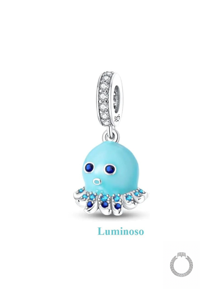 berloque pendente polvo baby - coleção luminoso