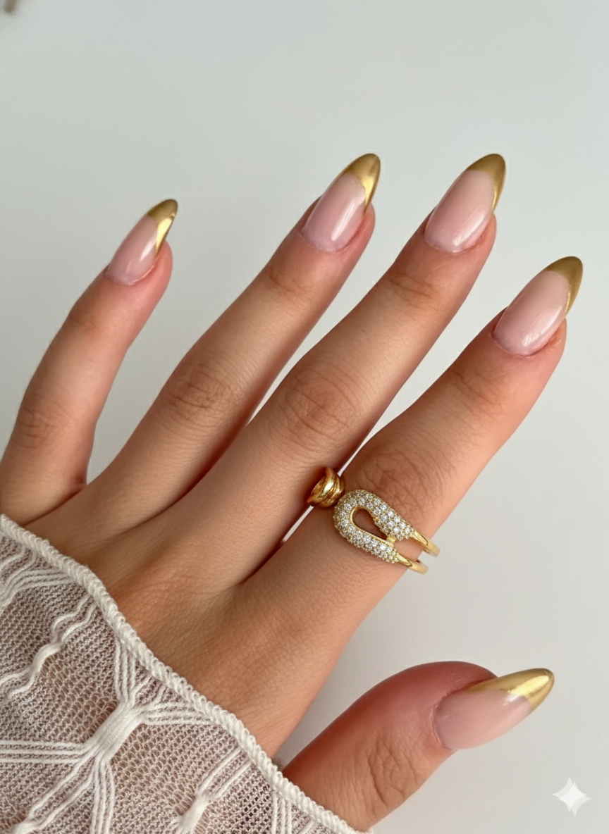 anel alfinete de luxo