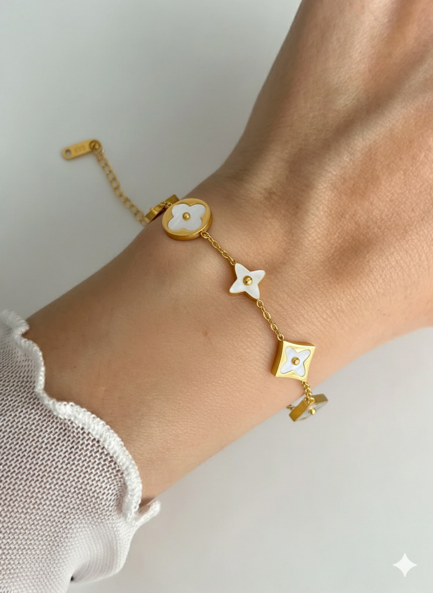 pulseira talismã de madrepérola