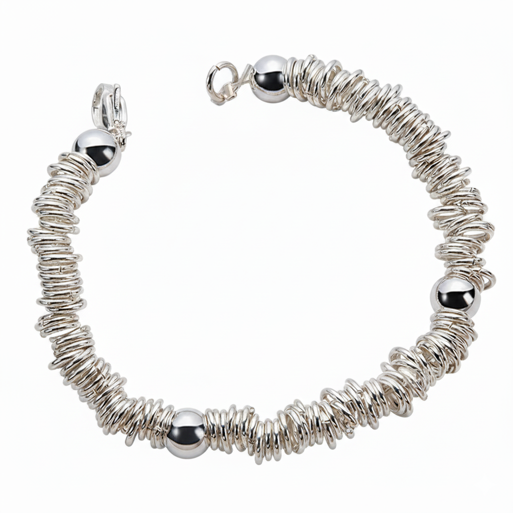 pulseira espiral elegante