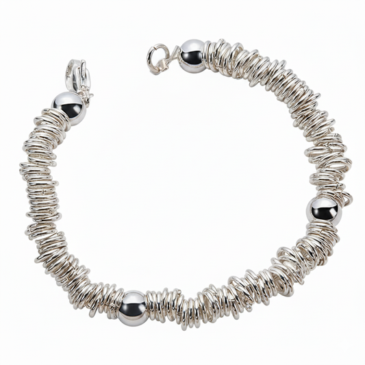 Pulseira Espiral Elegante