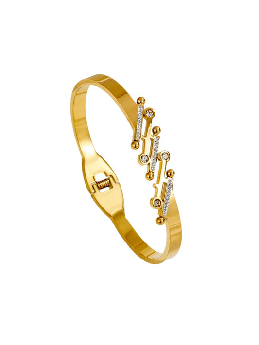 Bracelete Elegância Geométrica