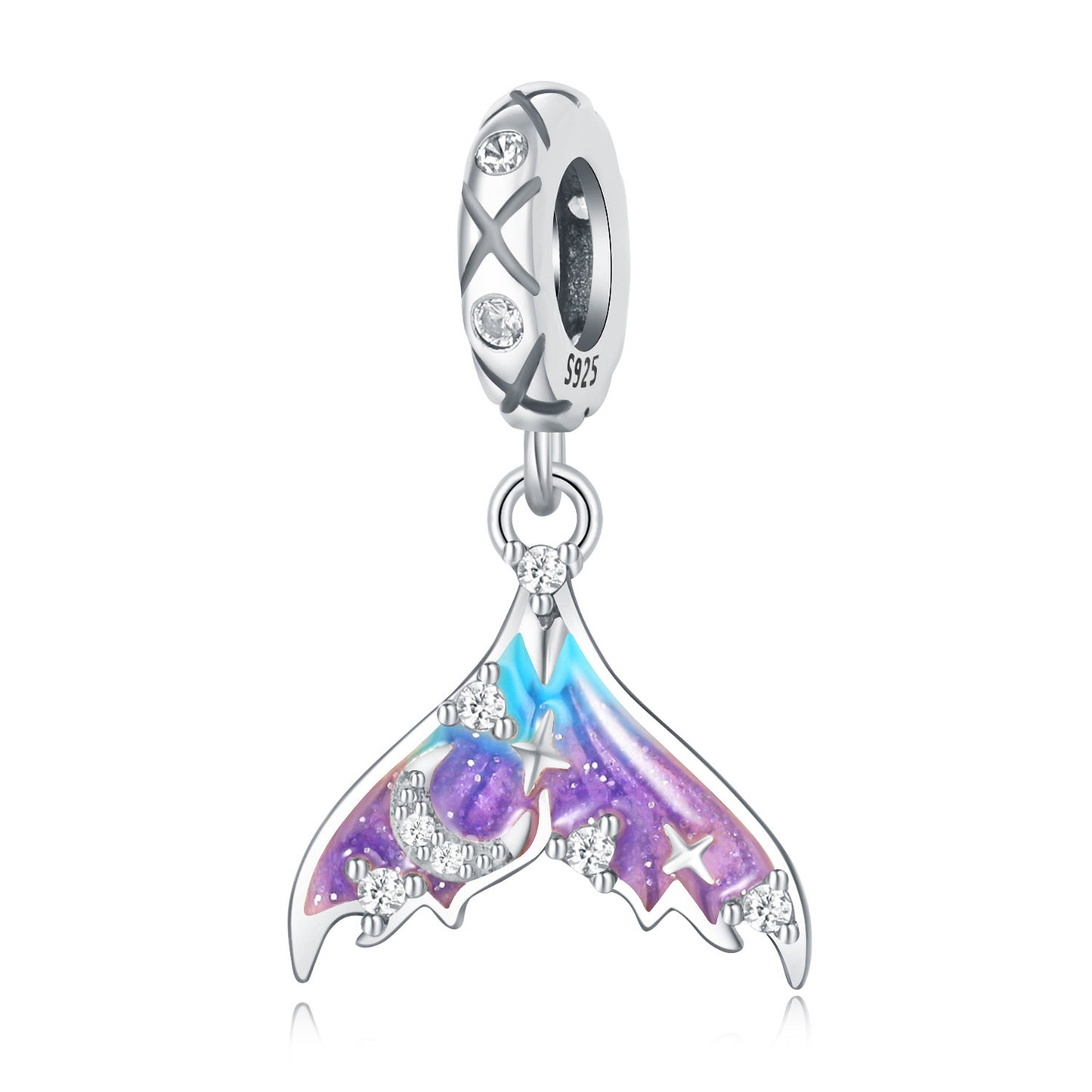 berloque cauda mágica da sereia lunar