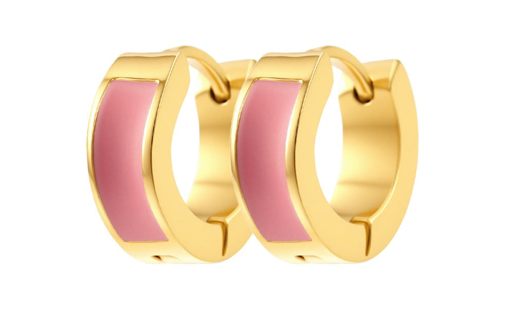 brinco argola color pop