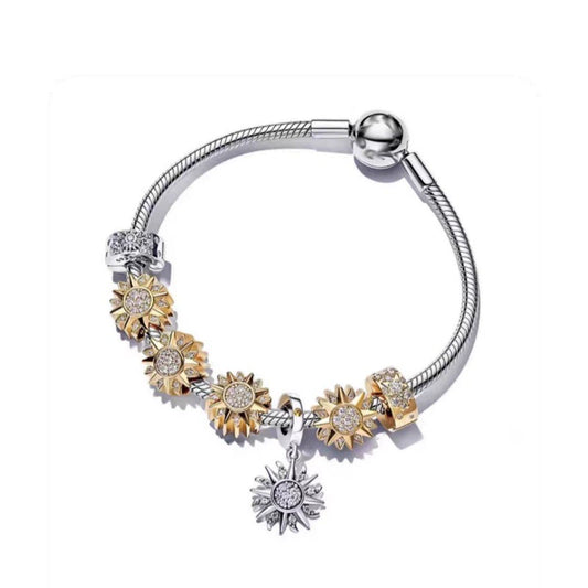 Kit Pulseira Semi Rígida Jardim de Sol