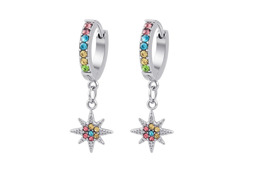 brinco argola charms da sorte