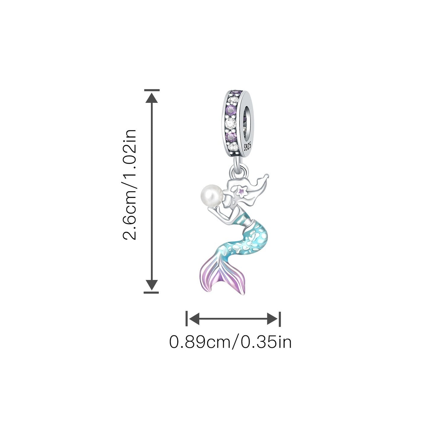 berloque sereia mágica