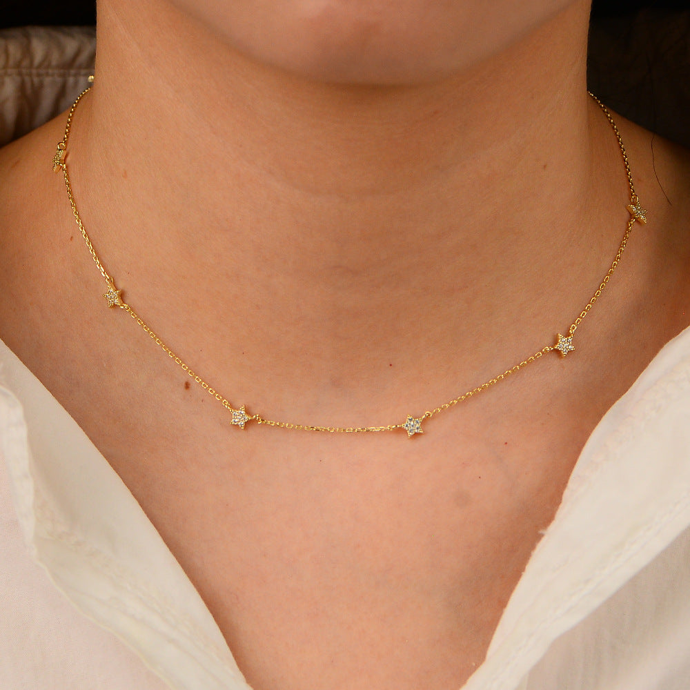 colar chuva de estrelas