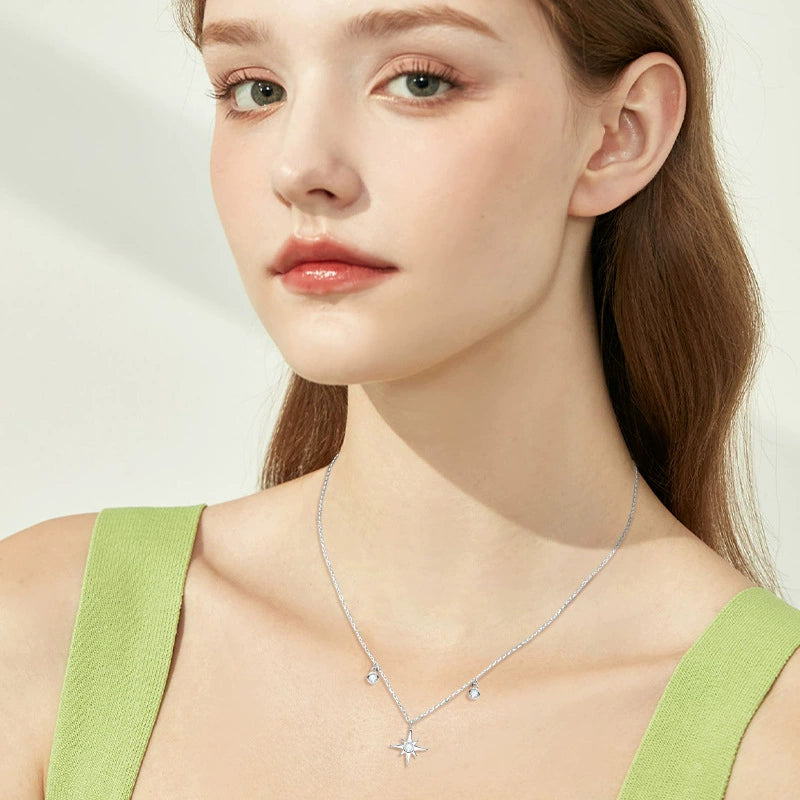 colar estrela polar pratiado