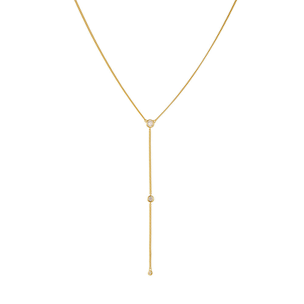 colar cascata de brilho