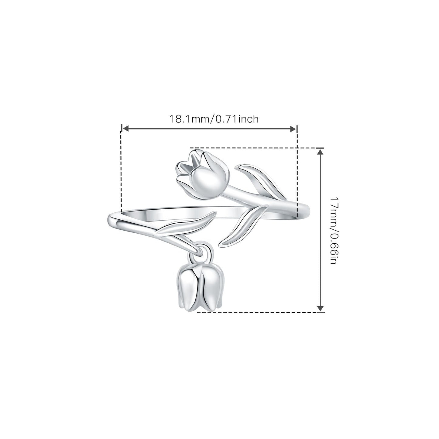 anel tulipa da primavera