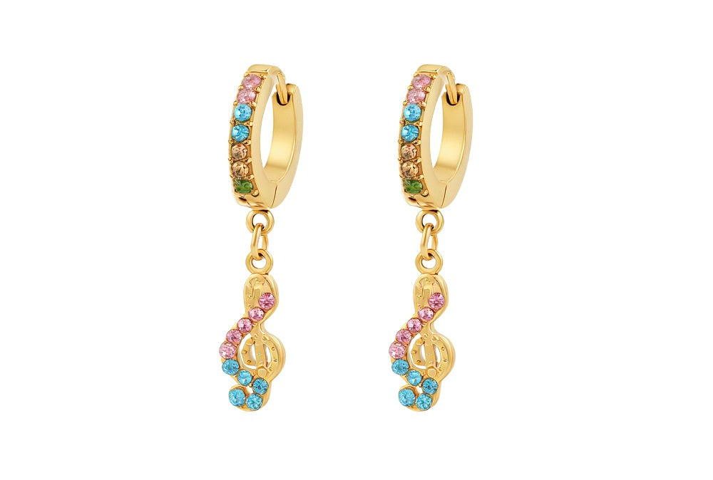 brinco argola charms da sorte