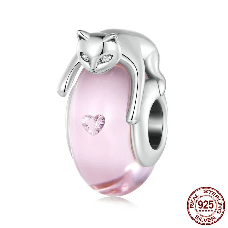 berloque separador gato do coração