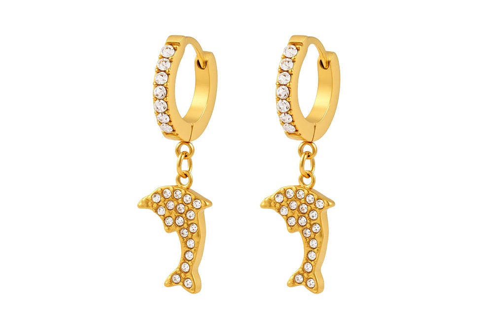 brinco argola charms da sorte