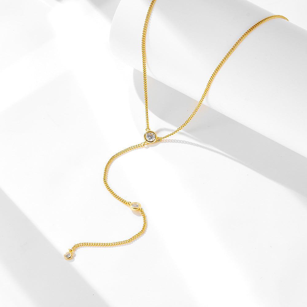 colar cascata de brilho